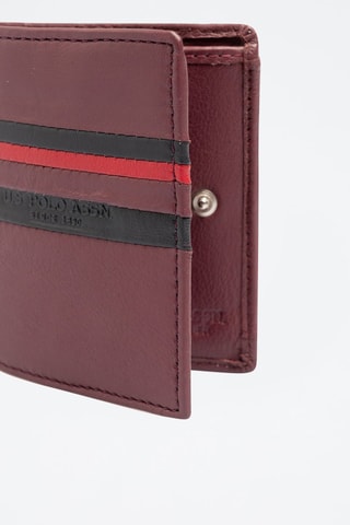 Leren Portefeuille Gold Cup Bordeauxrood