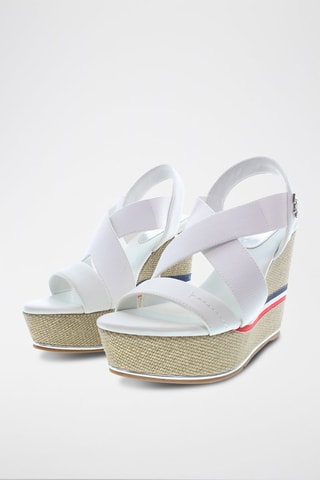 Sandalen met Sleehak Aylin - Wit