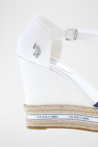 Sandalen met Sleehak Aylin - Wit