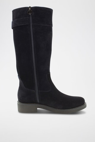 Nubuck Laarzen Marineblauw