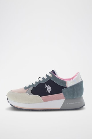 Leren Sneakers Sacha - Grijs