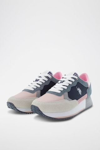 Leren Sneakers Sacha - Grijs
