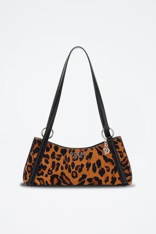 Bolso de piel - Marrón y negro