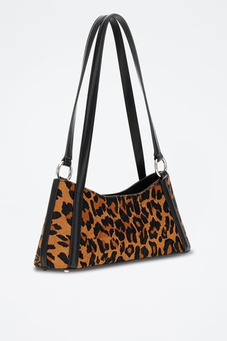 Bolso de piel - Marrón y negro