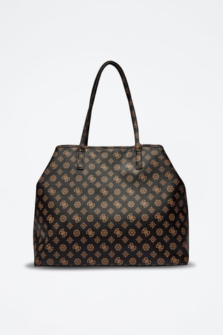 Bolso shopper y bolso de mano Eco Vittoria - Marrón