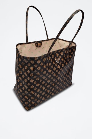 Bolso shopper y bolso de mano Eco Vittoria - Marrón