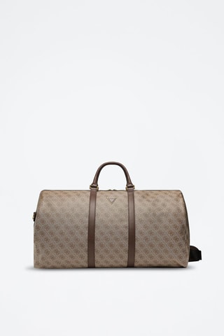 Bolso bowling - Marrón y beige