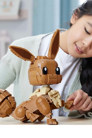 Reuze Eevee om te Bouwen Pokemon - Vanaf 10 Jaar