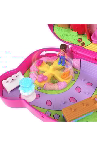Set Teddybeer Polly Pocket Aardbeienveld - Vanaf 4 Jaar