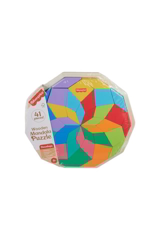 Houten Mandala Puzzel Fisher-Price - 40-delig - Vanaf 3 Jaar