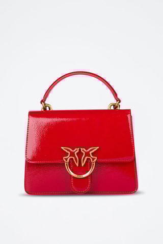Borsa a mano in pelle nappa - Rosso