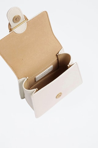 Borsa a tracolla in pelle - Bianco - Pinko