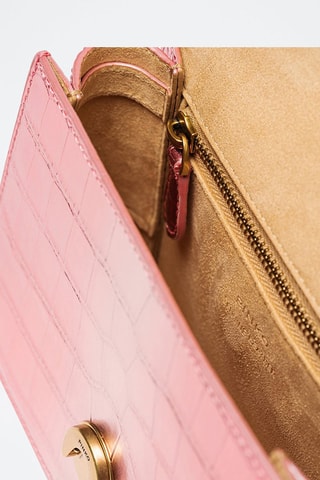 Borsa a mano in pelle Love One Top Handle Mini - Rosa