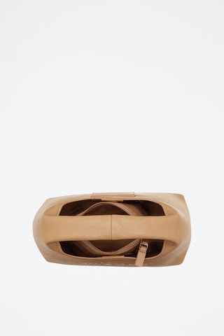 Borsa a mano in pelle The Mini Sack - Beige 