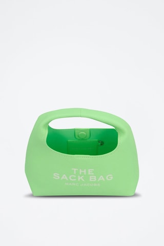 Borsa a mano in pelle The Mini Sack - Verde chiaro 