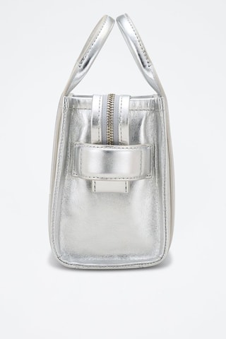 Borsa a mano in pelle The Metallic - Argentato