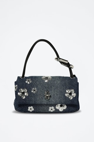 Borsa a mano The Mini Daisy - Indaco