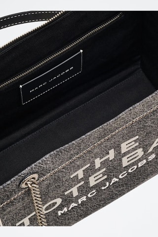 Borsa a spalla in jeans The Denim Chain - Nero 