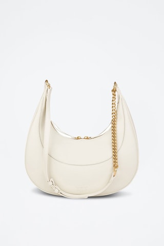 Borsa a spalla in pelle - Bianco