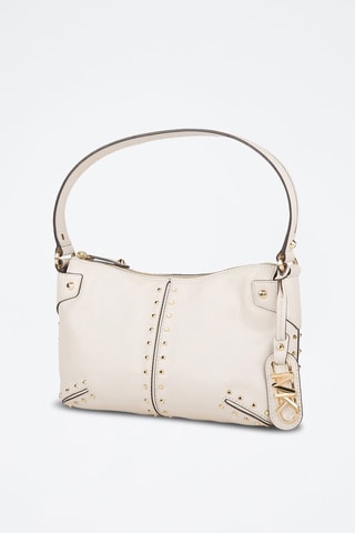 Leren Handtas - Crèmekleurig