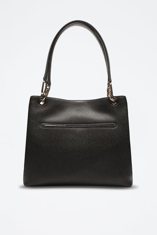 Borsa a spalla in pelle -  Nero