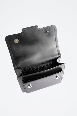 Leren Schoudertas 
Zwart