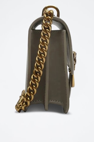 Borsa a tracolla in pelle - Taupe