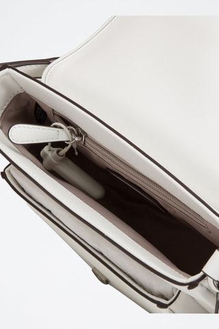 Leren Schoudertas Bradshaw - Wit