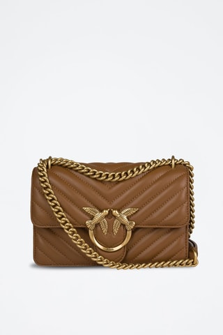 Borsa a tracolla in pelle - Marrone