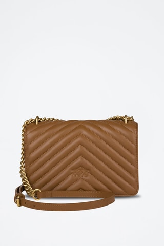 Borsa a tracolla in pelle - Marrone