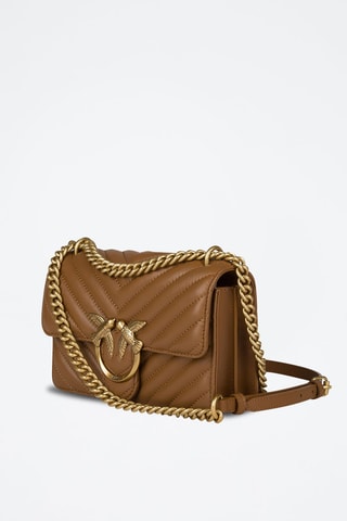 Borsa a tracolla in pelle - Marrone