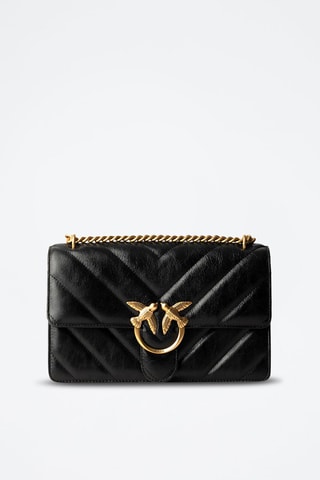 Borsa a tracolla in pelle - Nero