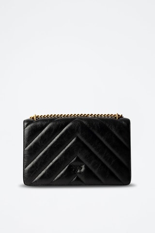 Borsa a tracolla in pelle - Nero