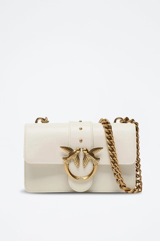 Borsa a tracolla in pelle - Bianco