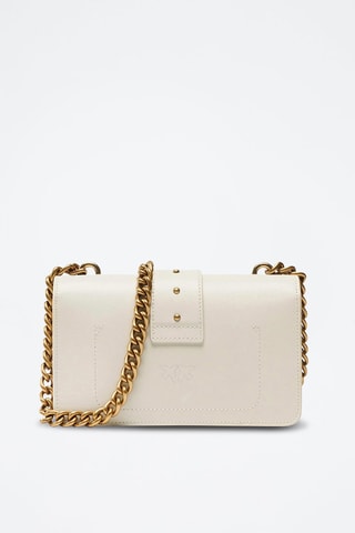 Borsa a tracolla in pelle - Bianco