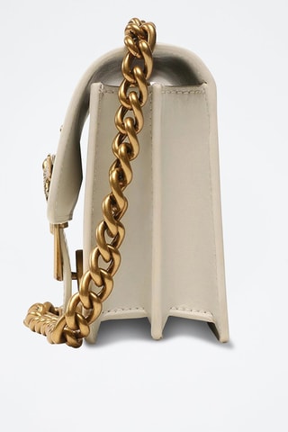 Borsa a tracolla in pelle - Bianco