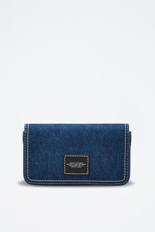 Borsa a tracolla in jeans The Denim Chain - Cobalto