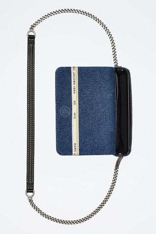Borsa a tracolla in jeans The Denim Chain - Cobalto