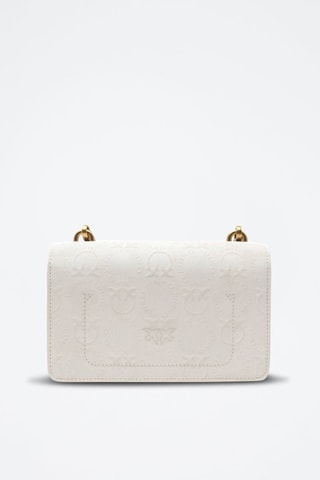 Borsa a tracolla in pelle Love Bon Bon - Bianco