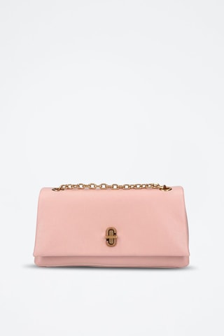 Borsa a tracolla in pelle The Dual Chain - Rosa cipria  