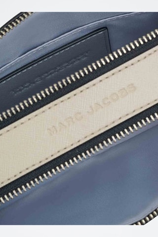 Borsa a tracolla in pelle The Snapshot - Cobalto