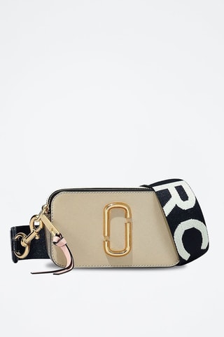 Borsa a tracolla in pelle The Snapshot - Beige