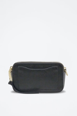 Borsa a tracolla in pelle The Snapshot - Nero e bianco 