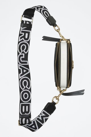 Borsa a tracolla in pelle The Snapshot - Nero e bianco 