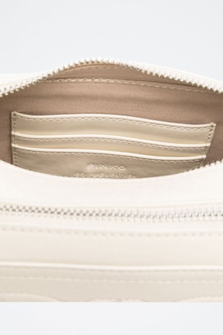 Borsa a tracolla in pelle di vitello - Bianco