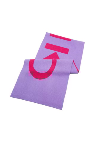 Sciarpa in lana e cashmere Love Bon Bon - Malva