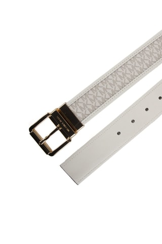 Cintura in pelle - Vaniglia 