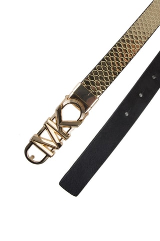 Cintura in pelle - Dorato
