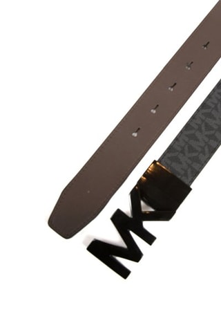 Cintura double face - Nero e marrone