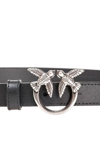 Cintura in pelle - Nero